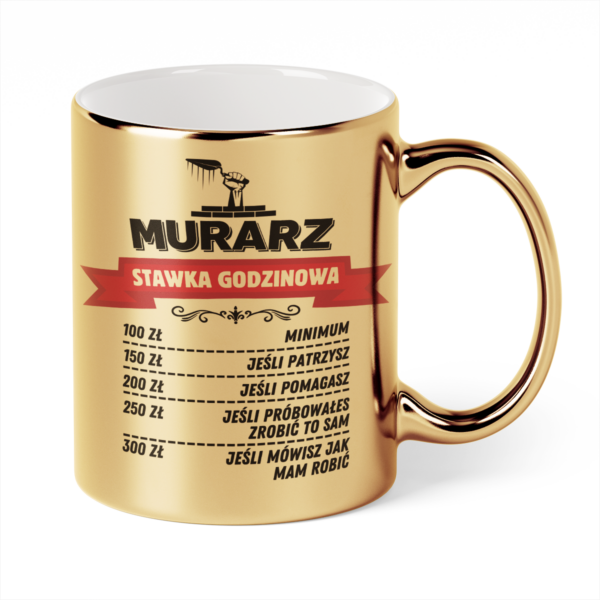 Kubek Złoty Murarz stawka godzinowa