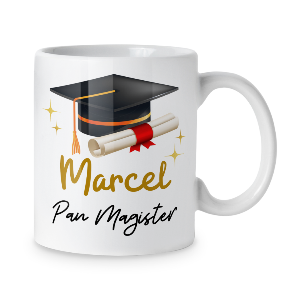 Kubek Pan magister + imię