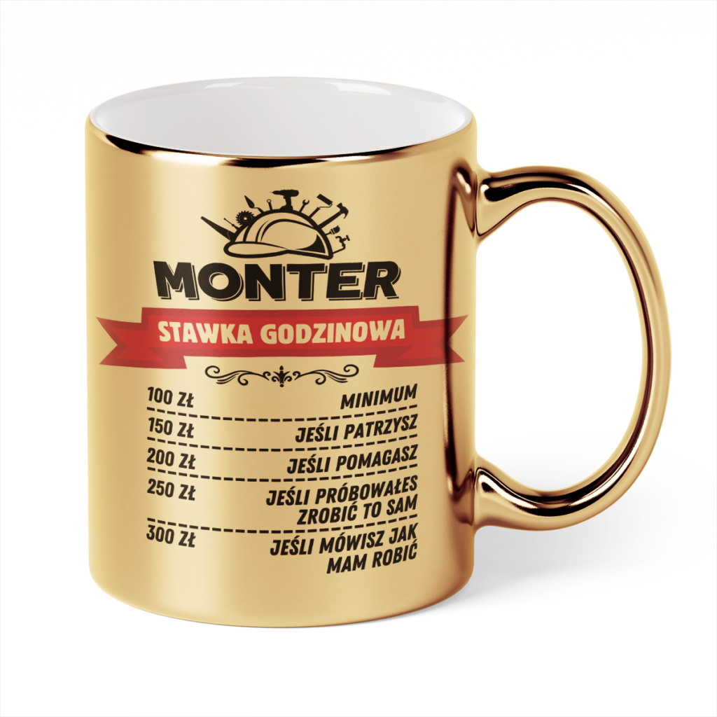 Kubek Złoty Monter stawka godzinowa