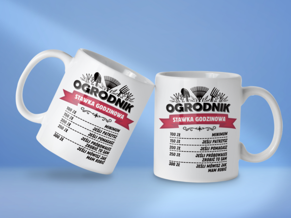 Kubek Ogrodnik stawka godzinowa - obrazek 2