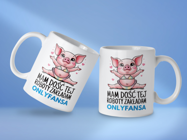 Kubek Mam dość tej roboty zakładam onlyfansa - obrazek 2