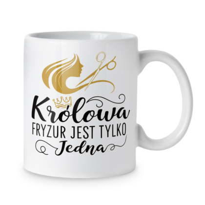 Kubek Królowa fryzur jest tylko jedna