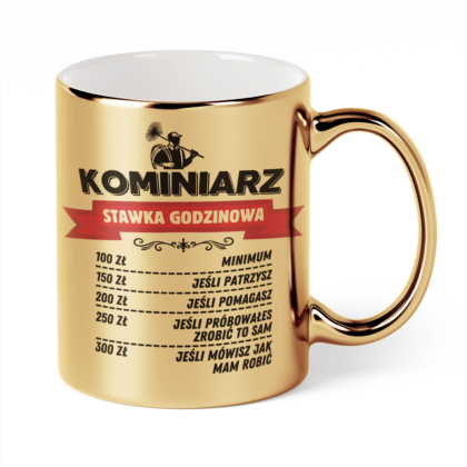 Kubek Złoty Kominiarz stawka godzinowa