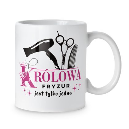 Kubek Królowa fryzur jest tylko jedna