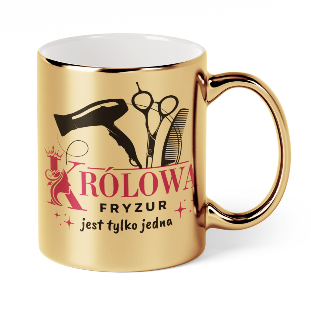 Kubek Złoty Królowa fryzur jest tylko jedna