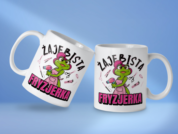 Kubek Żajebista fryzjerka - obrazek 2