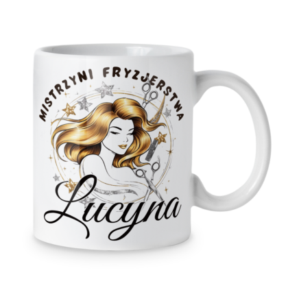 Kubek Mistrzyni fryzjerstwa + imię
