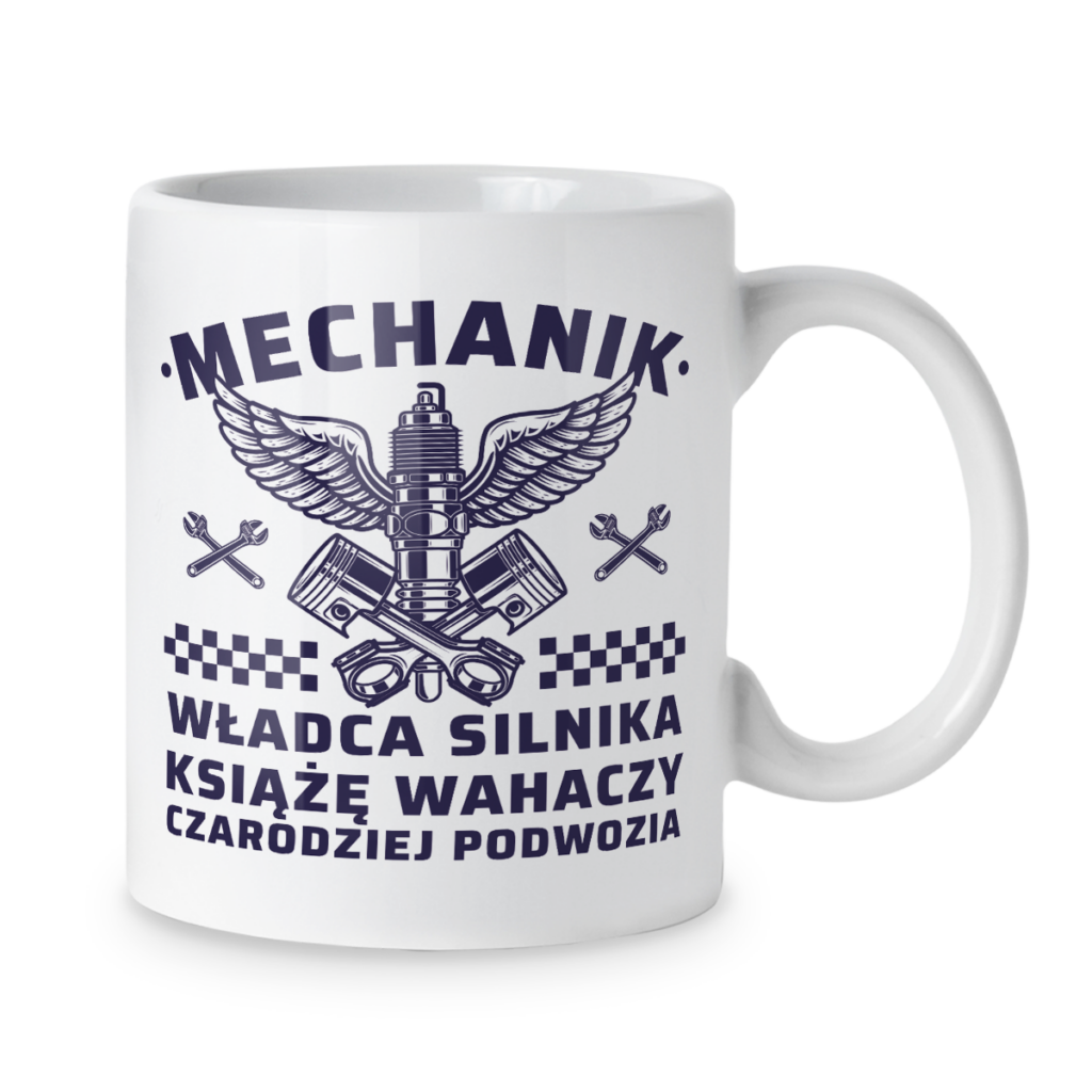 Kubek Mechanik władca silnika książę wahaczy czarodziej podwozia
