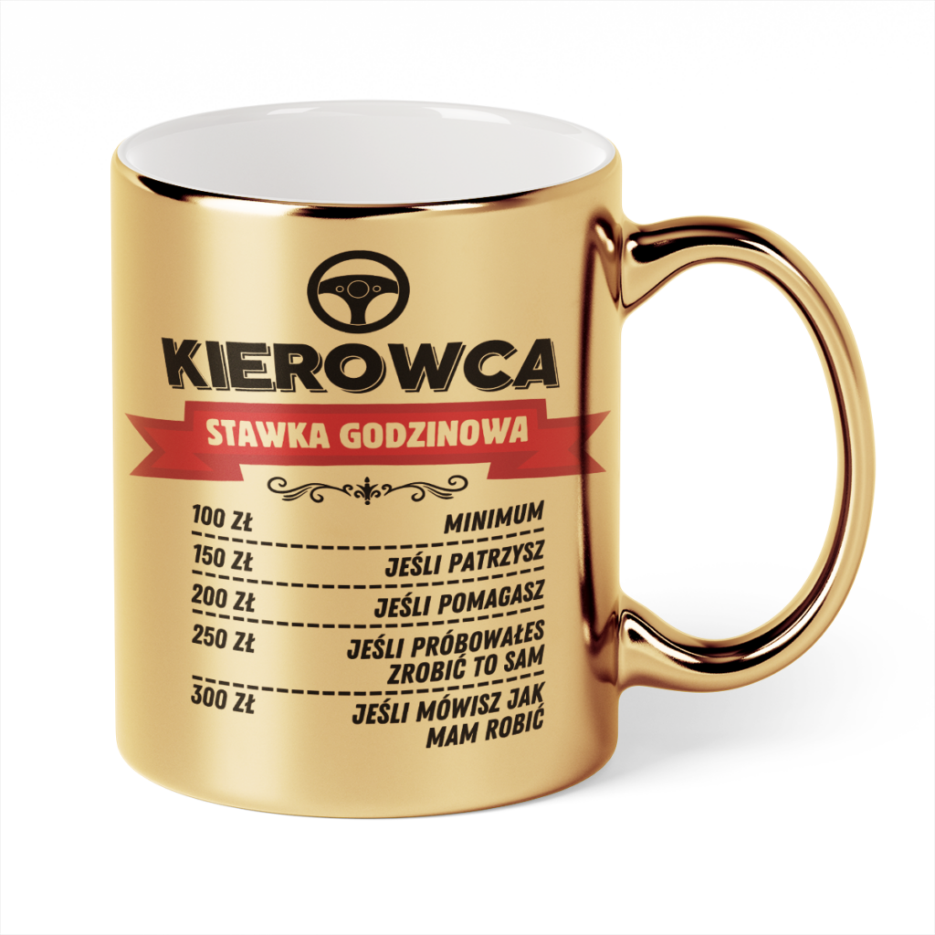Kubek Złoty Kierowca stawka godzinowa