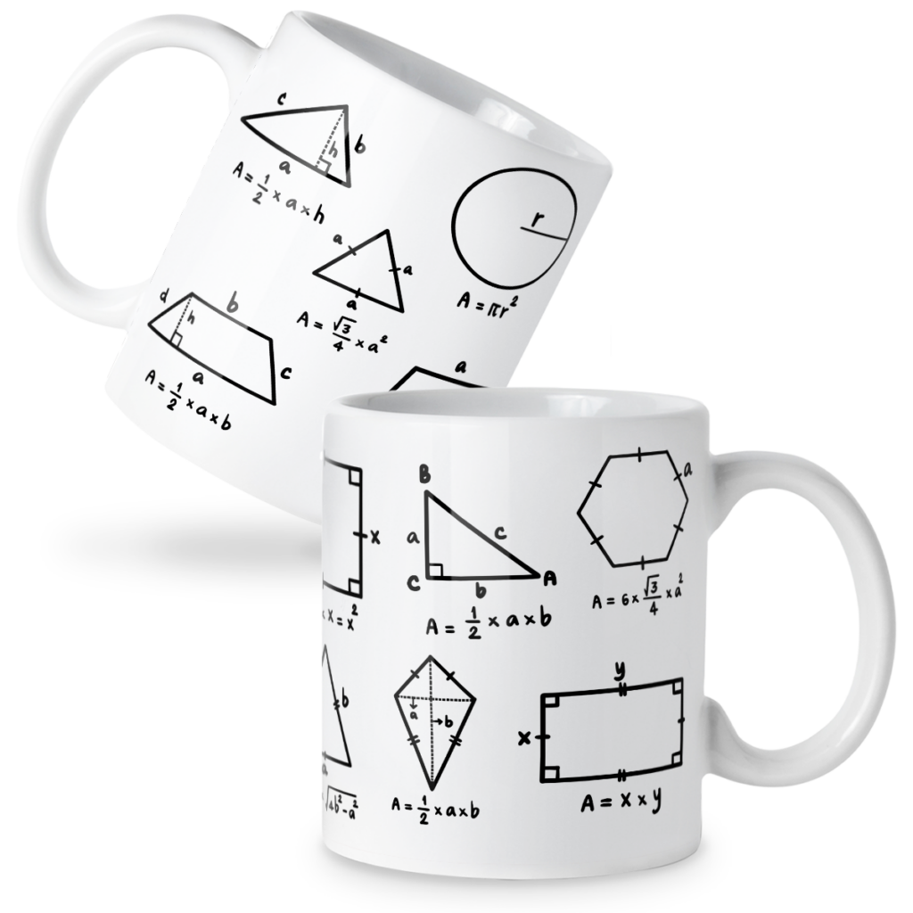 Kubek Geometria obliczanie pól
