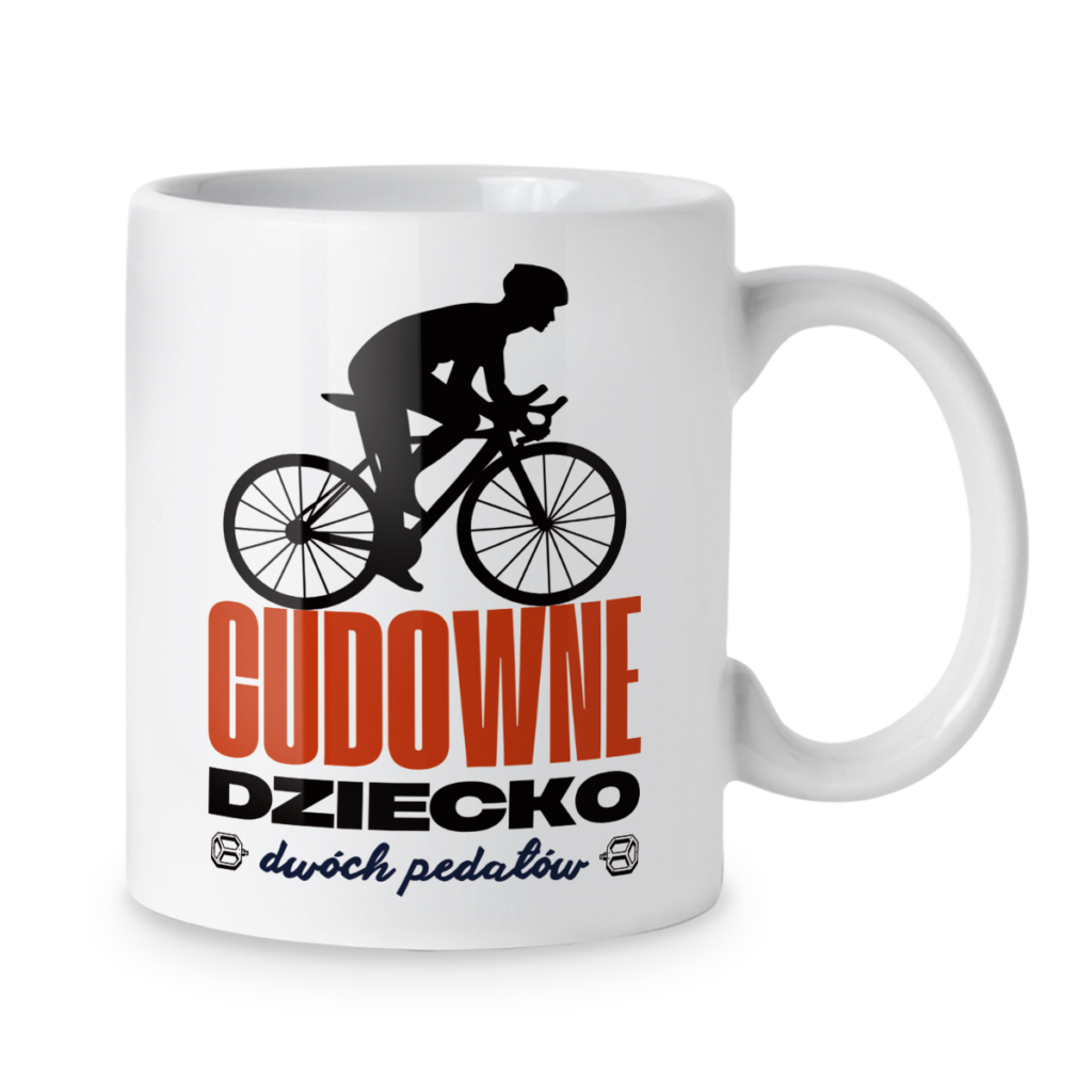 Kubek Cudowne dziecko dwóch pedałów