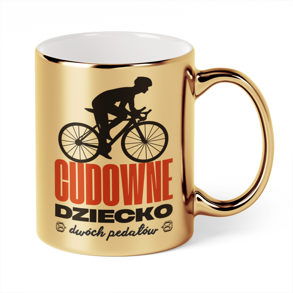 Kubek Złoty Cudowne dziecko dwóch pedałów