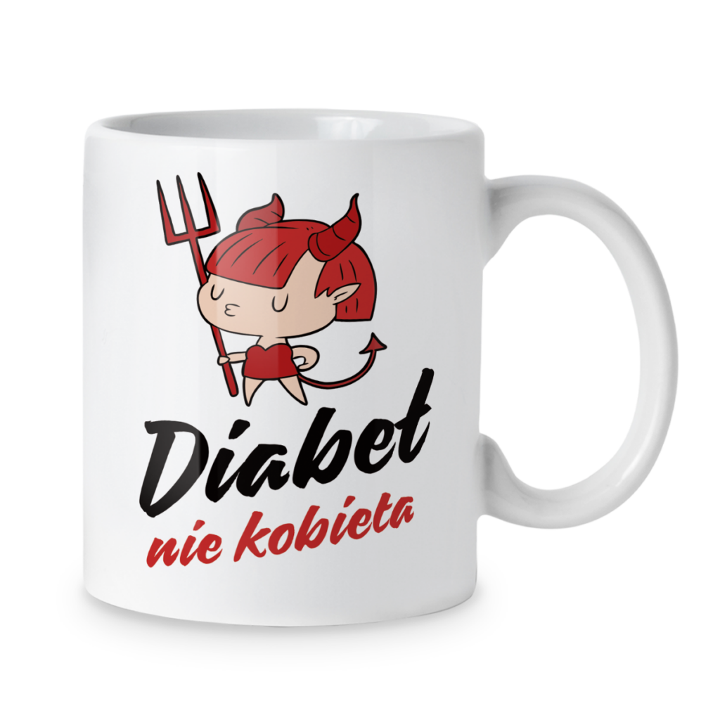 Kubek Diabeł nie kobieta