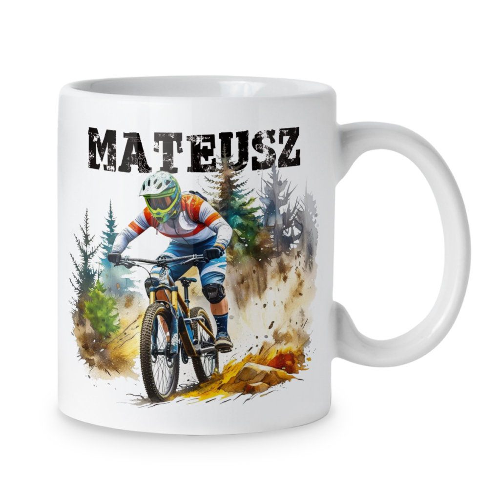 Kubek dla rowerzysty + imię