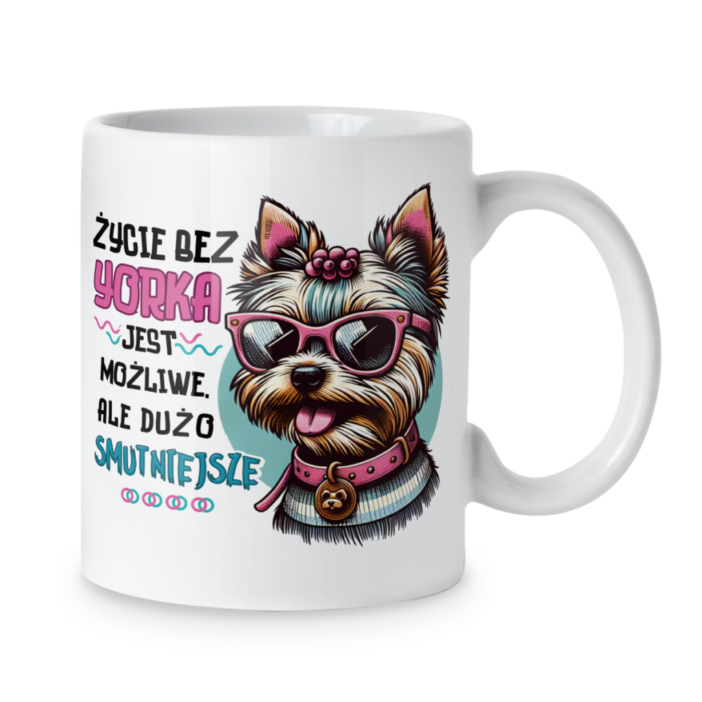 Kubek Życie bez yorka jest możliwe ale dużo smutniejsze