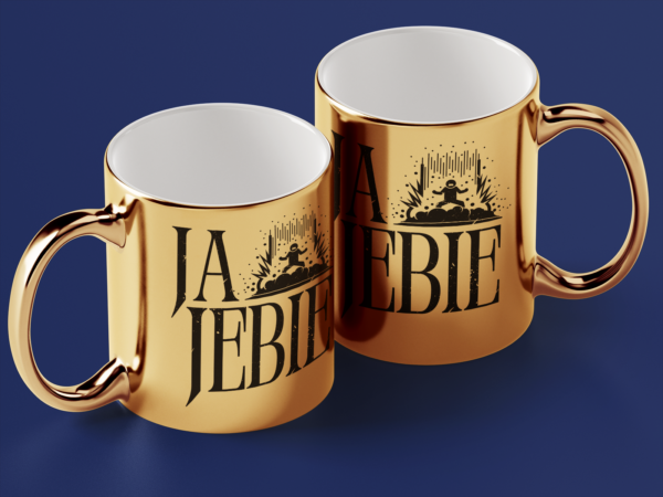 Kubek Złoty Ja jebie - obrazek 2