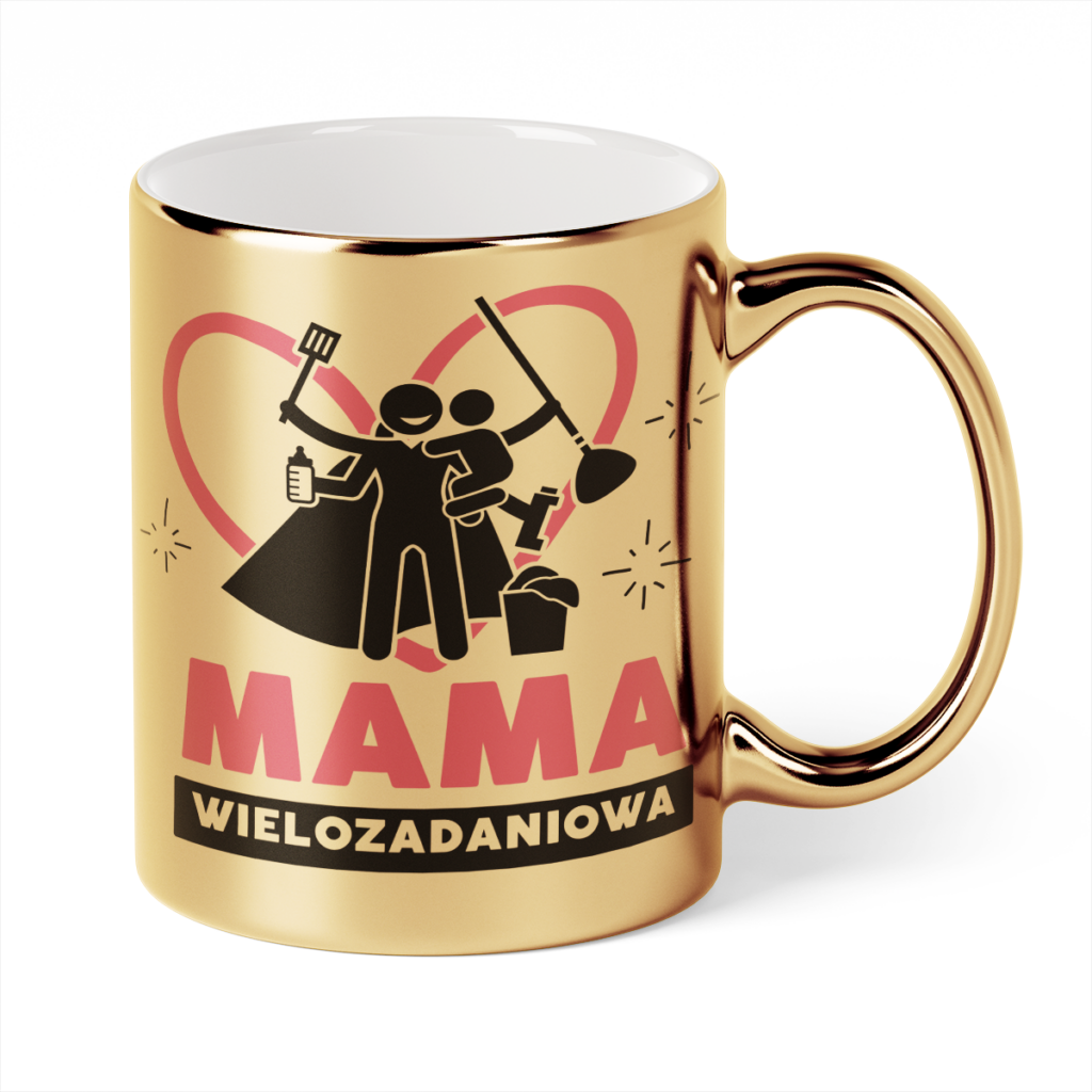 Kubek Złoty Mama wielozadaniowa