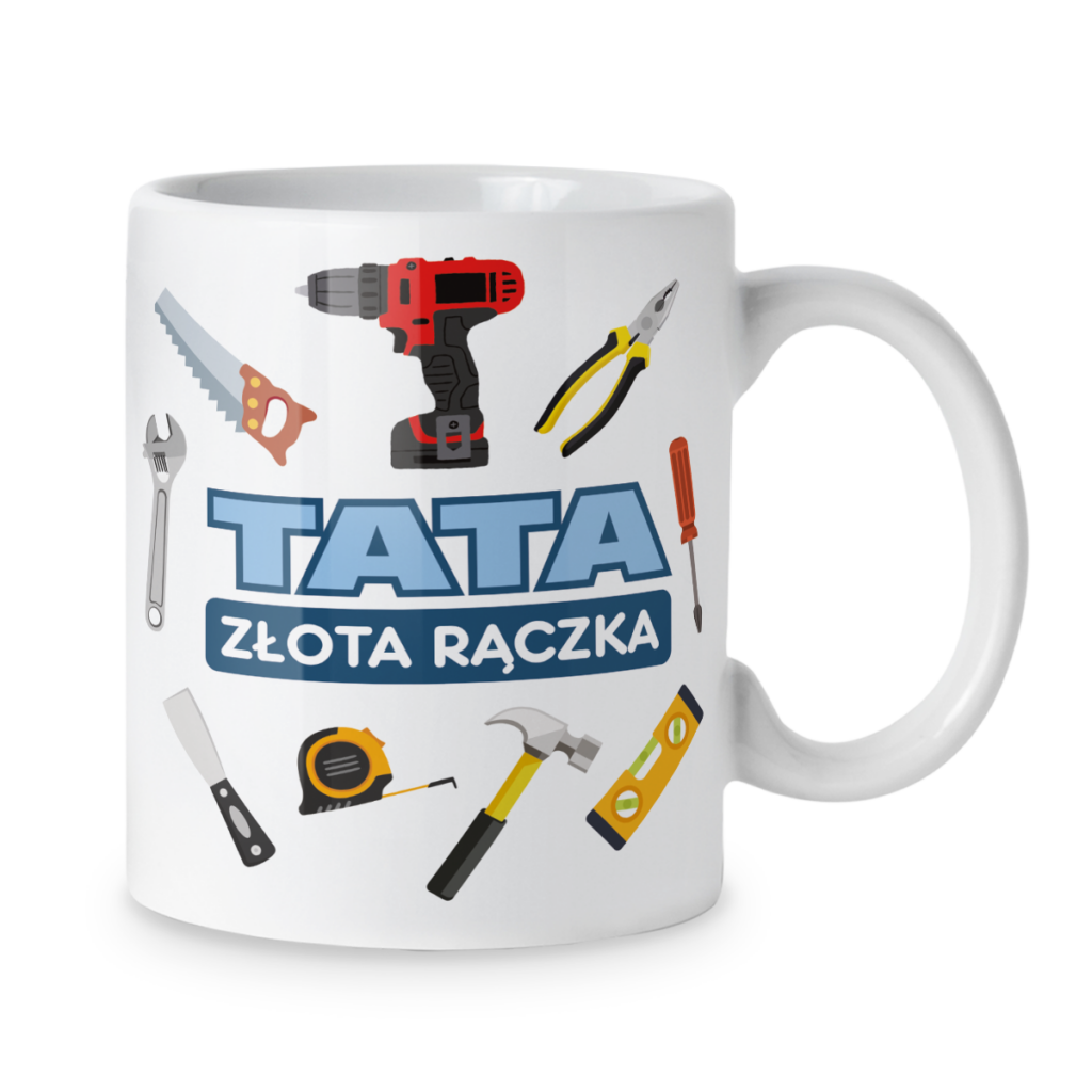 Kubek Tata złota rączka