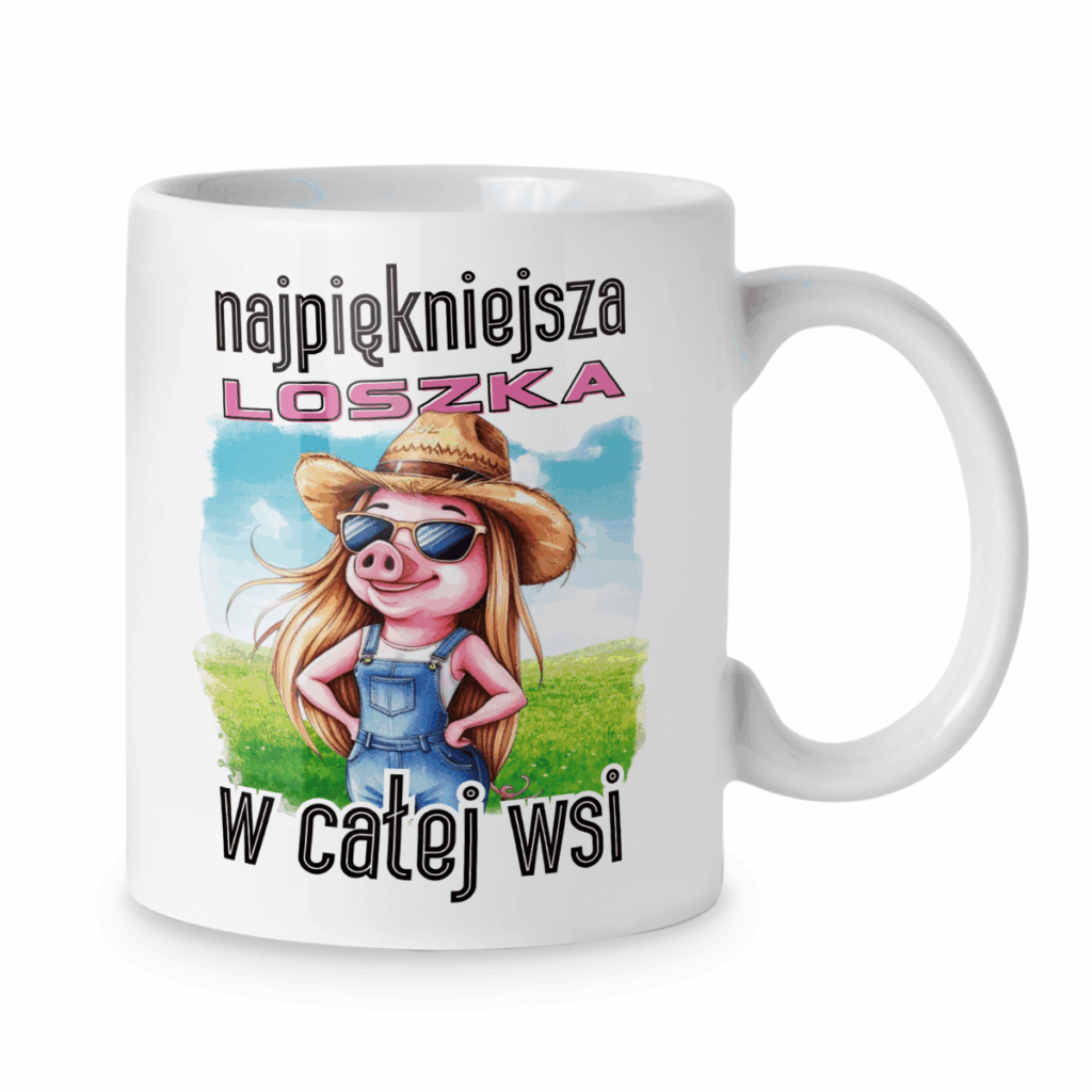 Kubek Najpiękniejsza loszka w całej wsi