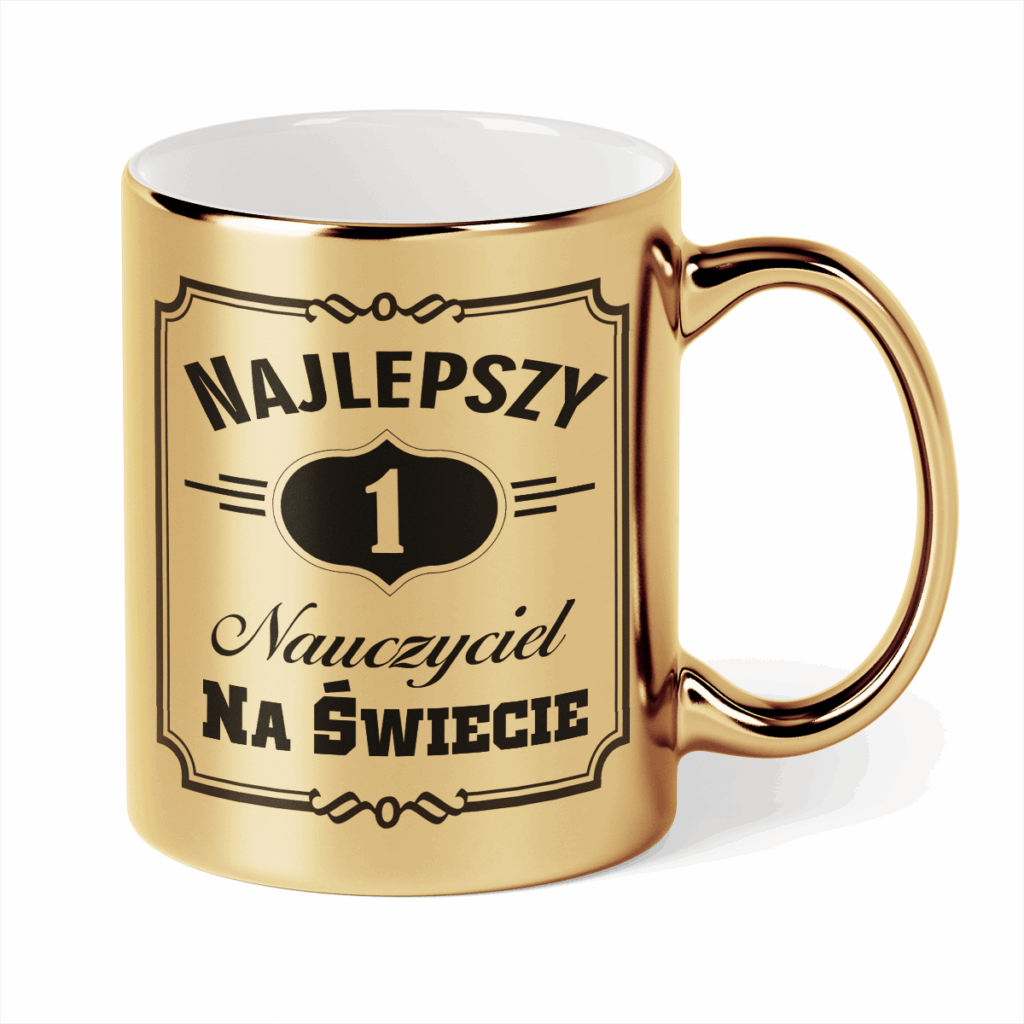 Kubek Złoty Najlepszy nauczyciel na świecie