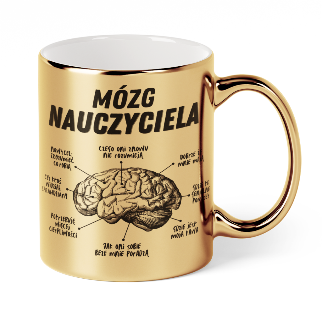 Kubek Złoty Mózg nauczyciela