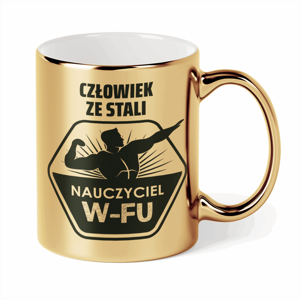 Kubek Złoty Człowiek ze stali nauczyciel wfu