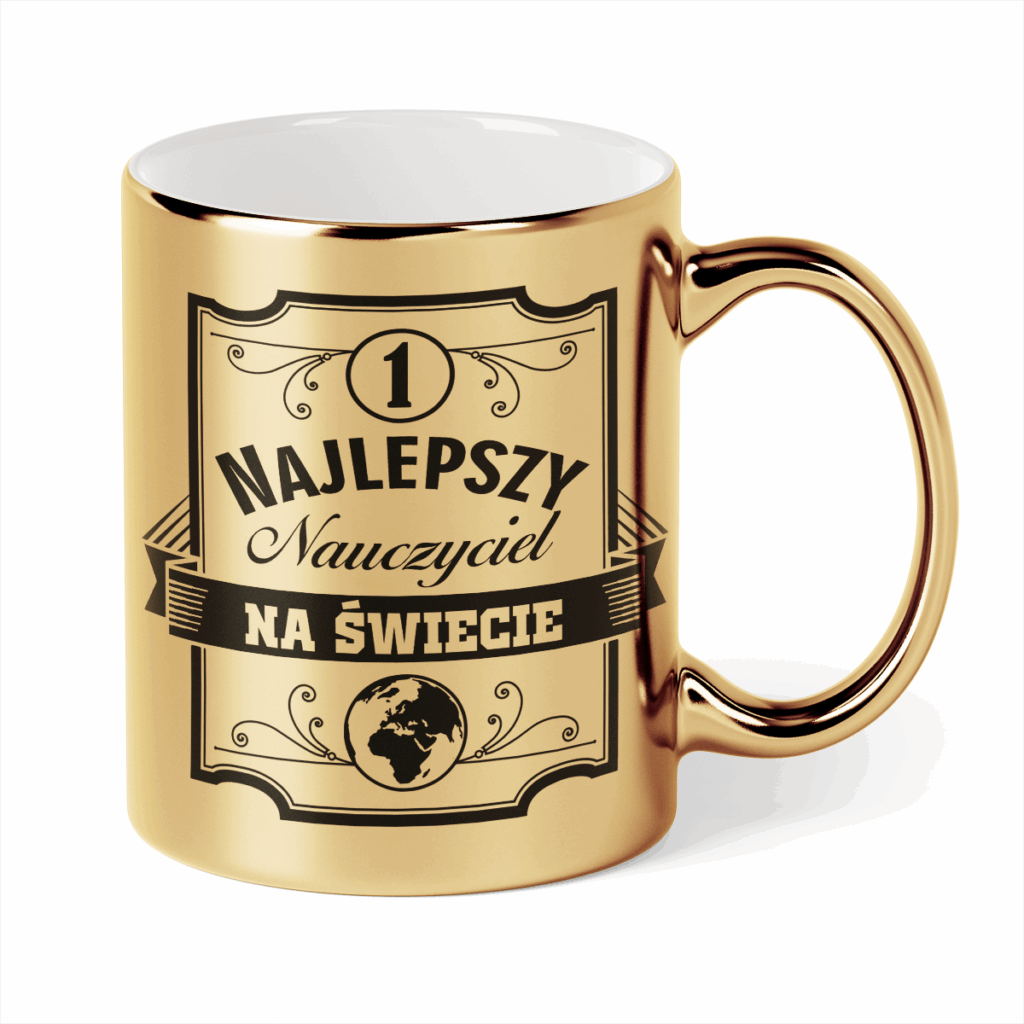 Kubek Złoty Najlepszy nauczyciel na świecie