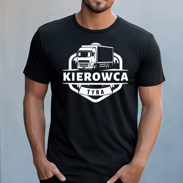 Koszulka męska Kierowca tyra czarna - obrazek 2