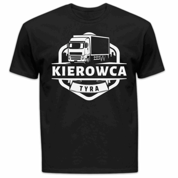 Koszulka męska Kierowca tyra czarna