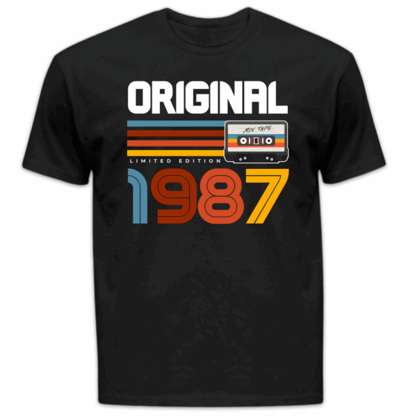 Koszulka męska Original limited edition + rok czarna