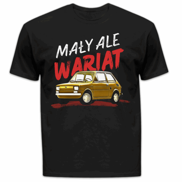 Koszulka męska Mały ale wariat czarna