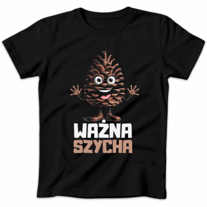 Koszulka damska Ważna szycha czarna