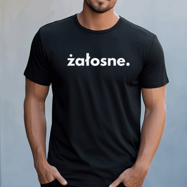 Koszulka męska Żałosne czarna - obrazek 2