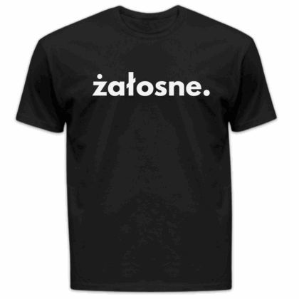 Koszulka męska Żałosne czarna