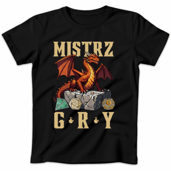 Koszulka damska Mistrz gry czarna