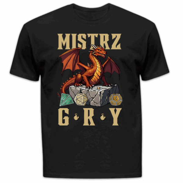 Koszulka męska Mistrz gry czarna