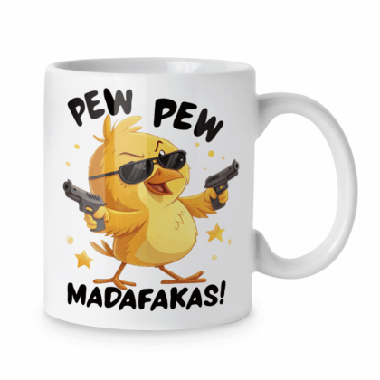 Kubek Kurczak pew pew madafakas