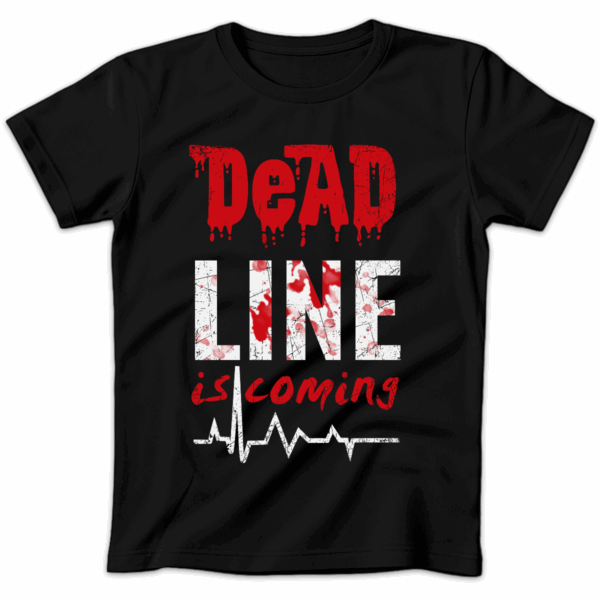 Koszulka damska Dead line is coming czarna