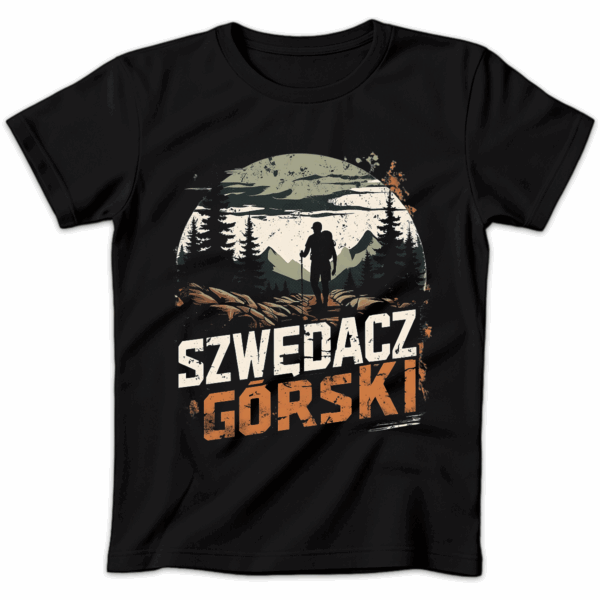 Koszulka damska Szwędacz górski czarna