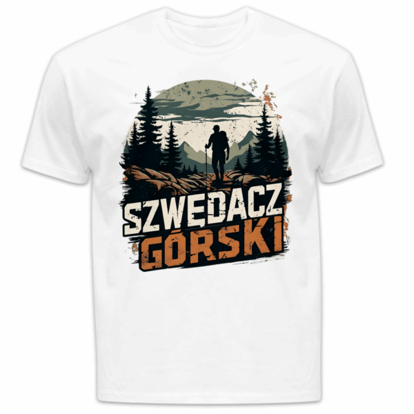 Koszulka Szwędacz górski męska biała