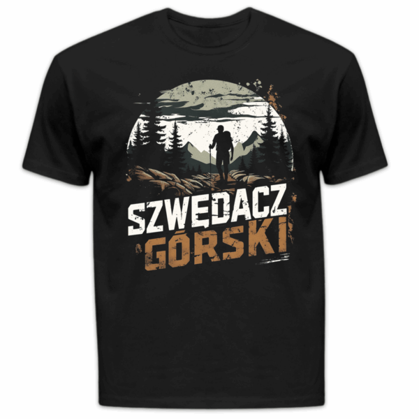 Koszulka Szwędacz górski męska czarna
