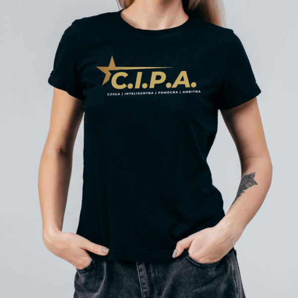 Koszulka damska C.I.P.A. czarna - obrazek 2