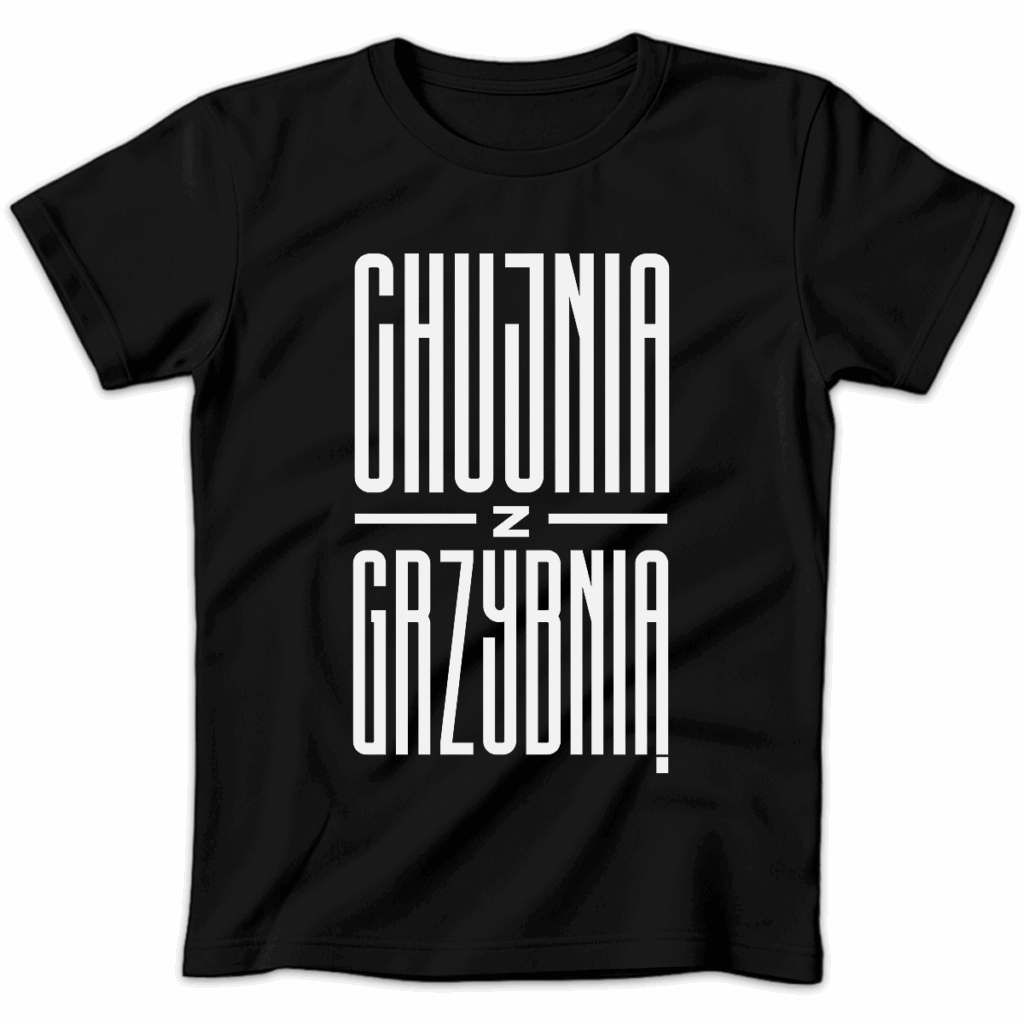 Koszulka damska Chujnia z grzybnią czarna