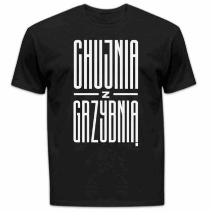 Koszulka męska Chujnia z grzybnią czarna