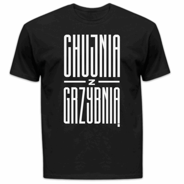 Koszulka męska Chujnia z grzybnią czarna
