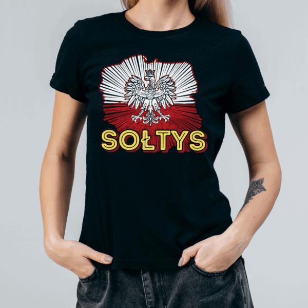 Koszulka damska Sołtys czarna - obrazek 2