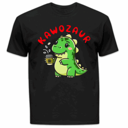 Koszulka męska Kawozaur czarna