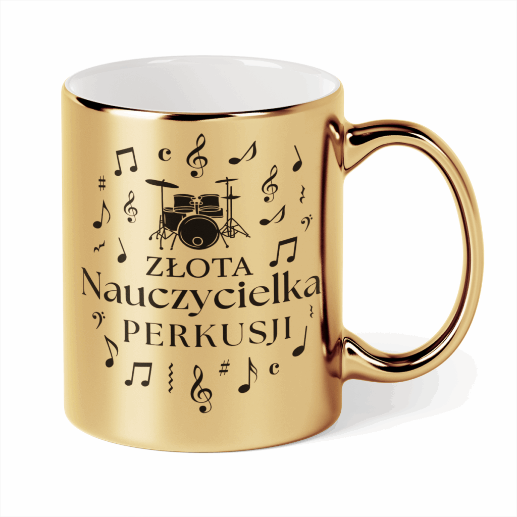 Kubek Złota nauczycielka perkusji