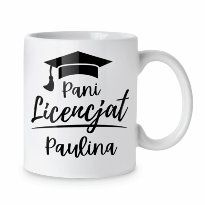 Kubek Pani licencjat + imię