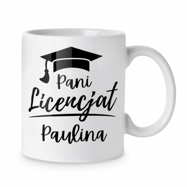 Kubek Pani licencjat + imię